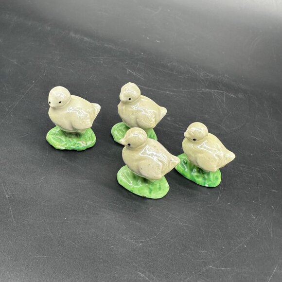 Other - Vintage Chick Figurines Mid Century Japan Lusterware Easter Spring Decor Mini